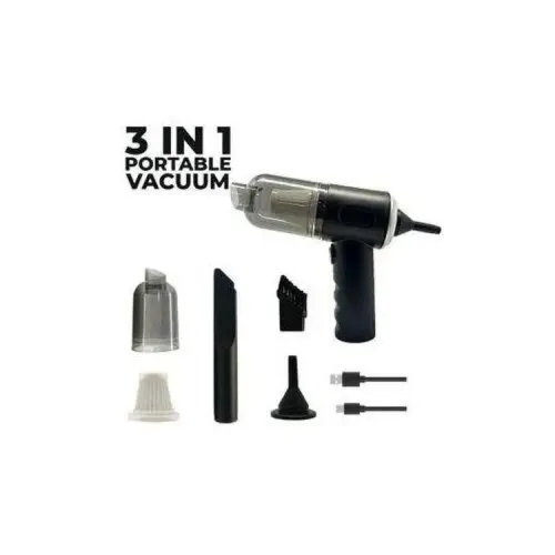 Aspirateur 3-en-1 Portable Sans Fil Rechargeable Voiture Et Maison
