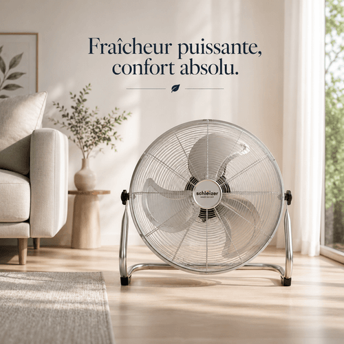 Ventilateur De Sol Métallique Slz - 20"