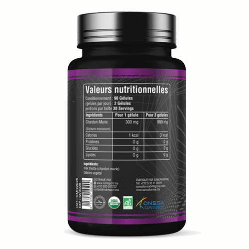 Milk Thistle (chardon-marie) Extra Fort 900 Mg Par Dose
