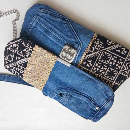 Denim/tarz Shoulder Bag