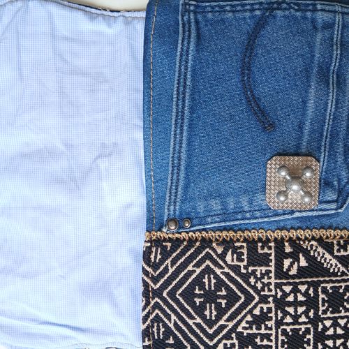 Denim/tarz Shoulder Bag