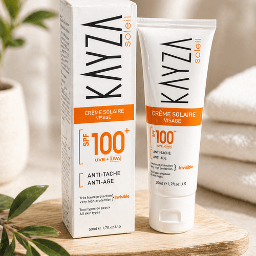 Crème Solaire Visage Spf 100+ – Protection Uvb/uva Anti-taches & Anti-âge 