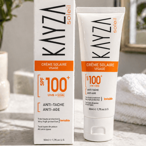 Crème Solaire Visage Spf 100+ – Protection Uvb/uva Anti-taches & Anti-âge 