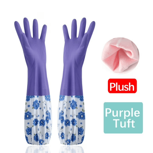 Gants De Cuisine Et De Ménage Imperméables (Couleur Aléatoire)