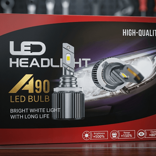 Kit 2 Ampoules LED A90 H15 12V Haute Performance