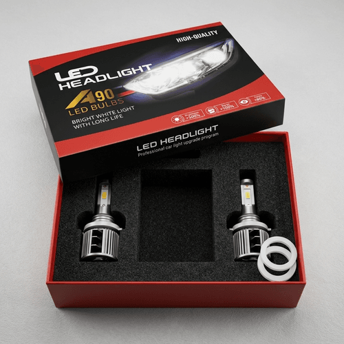 Kit Phares LED A90 H15 12V Haute Luminosité
