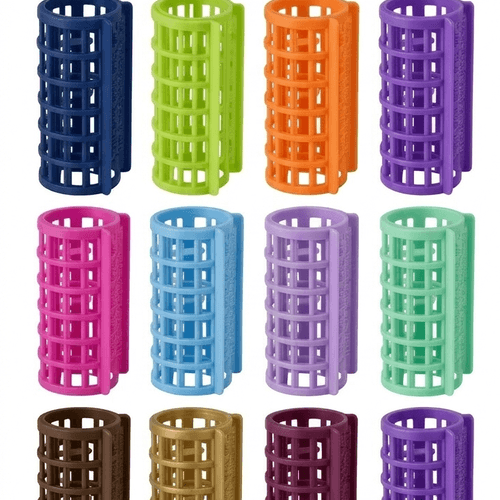 8 Rouleaux Pour Cheveux Clipsables. X Large 7cm × 3cm.Couleurs Aléatoires. 
