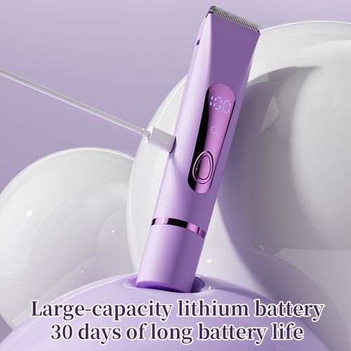 Tondeuse Bikini 2-en-1 Femme – Étanche Ipx7, Rechargeable Usb, Sans Fil Avec Led