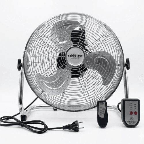 Ventilateur De Sol Métallique Slz-ff016 16" Avec Télécommande
