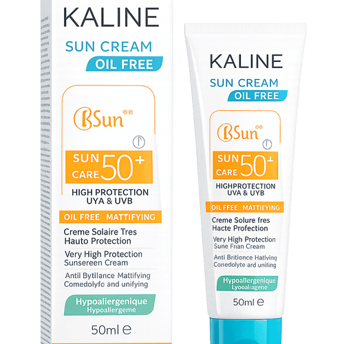 Crème Solaire Kaline Spf 50+ Anti-brillance – Haute Protection Quotidienne 50 Ml