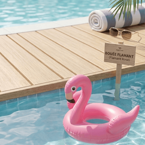 Bouée Gonflable Flamant Rose Géante – L'incontournable De L'été