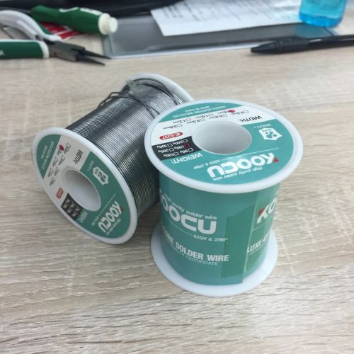 Koocu Fil De Soudure 500g De Rosin Originale Base Flux Rouleau 1.0 Mm Pour De Réparation Électrique -500g