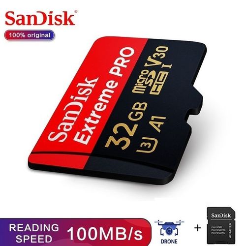 Carte Mémoire Originale Microsdxc Extreme Pro 32gb Vitesse100 Mo/s 667x 