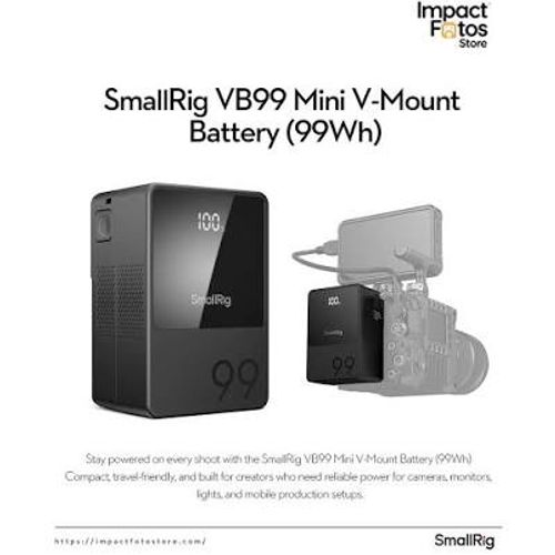 SmallRig VB99 Mini V-Mount Battery (99Wh).