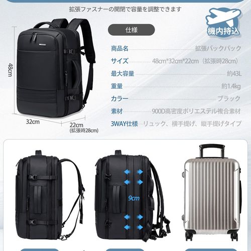 Sac À Dos Fonctionnel Ample 