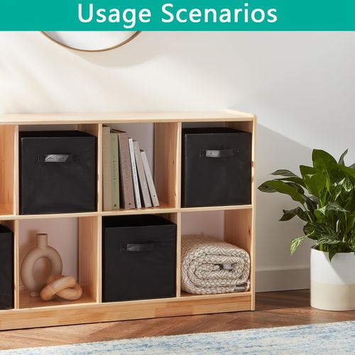 Lot de 2 Boîtes de Rangement en Tissu 