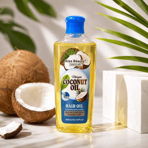 Huile De Coco Vierge Soin Nourrissant Intensif Pour Cheveux Secs Abîmés