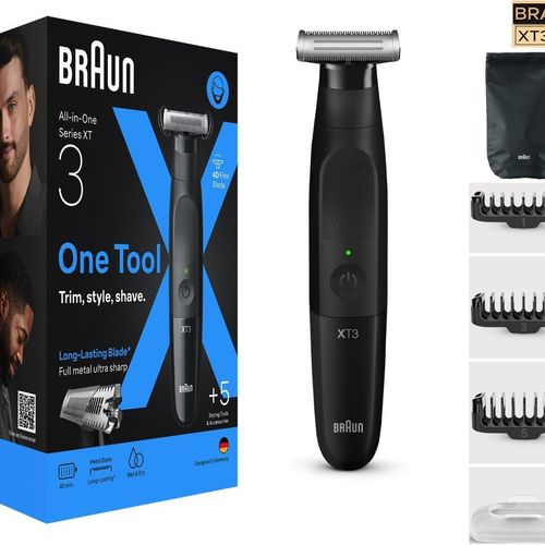 Tondeuse A Barbe Et Rasoir Séries X Pour Hommes Xt3100 (xt3) Avec 5 Accessoires