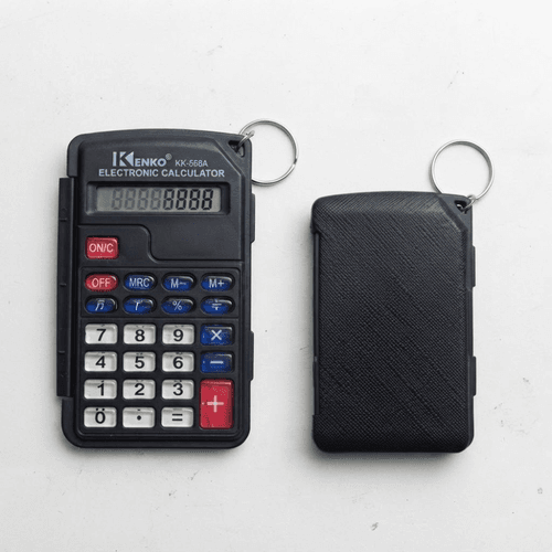 Mini Calculatrice De Poche Kk-568a Avec Porte-clés 
