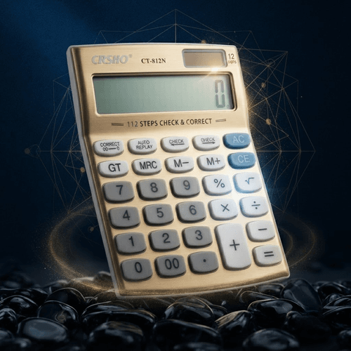 Calculatrice De Bureau Professionnelle – Grand Écran Lcd 