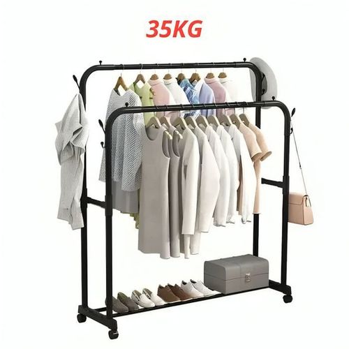 Portant Vêtements -support Portable - Design Aléatoire