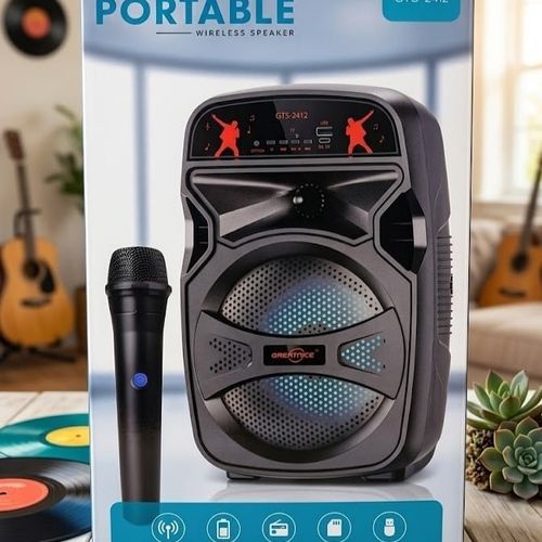 Haut-parleur Bluetooth Portable 3.3 Avec Microphone Sans Fil – Greatnice Gts-1926 – Son Puissant &