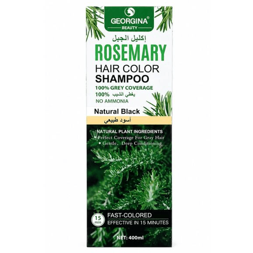 Shampoing Colorant Noir – Couverture Cheveux Blancs