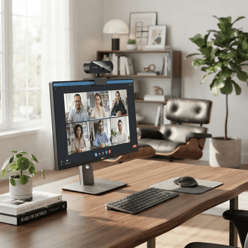 Webcam Full Hd 1080p Avec Microphone Intégré Pour Pc Et Mac