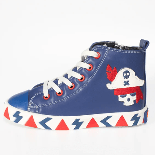 Pirate Designer Orthopedic Zipper Sneakers