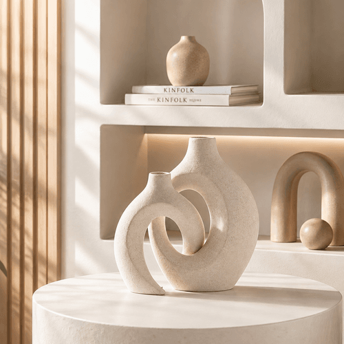 Duo De Vases En Céramique – Élégance & Modernité