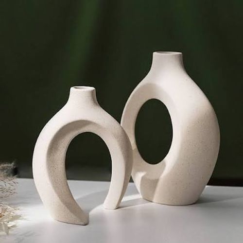 Duo De Vases En Céramique – Élégance & Modernité
