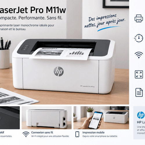 Hp Laserjet Pro M11w - Imprimante Laser Monochrome