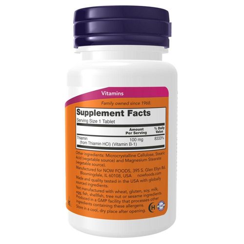 Vitamin B-1 100 Mg | Vitamine B1 (thiamine)