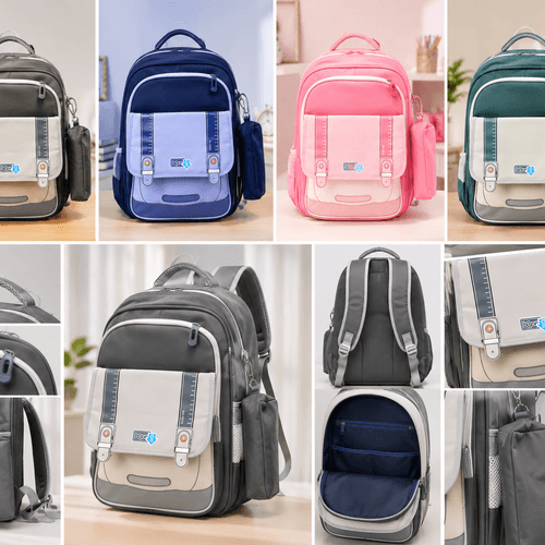 Sac À Dos Enfant  Multi Design, Grande Capacité Style Tendance