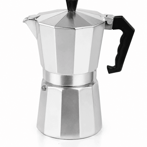 Cafetière Italienne – Aluminium Argenté