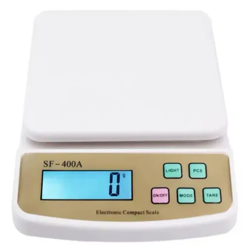 Balance De Cuisine Électronique Sf-400a – 10kg / 1g