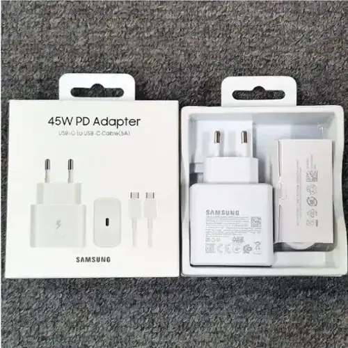 Chargeur Samsung 45w, Avec Câble Type-c 5a – Compatible Galaxy S24 Ultra, S23 Ultra, S22 Ultra, Z