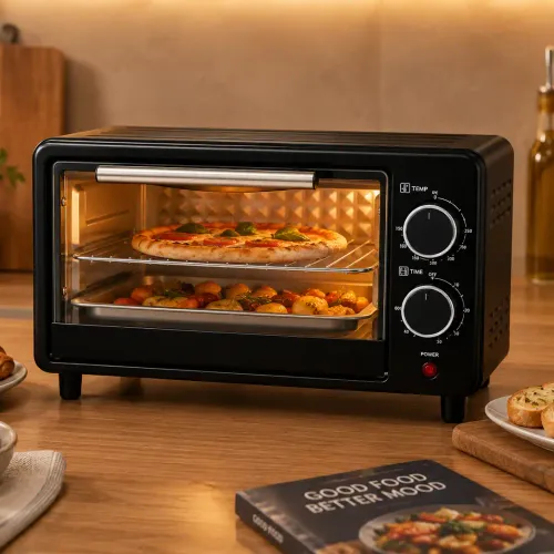 Mini Four Électrique 9 L – Compact, Élégant Et Pratique – 650 W