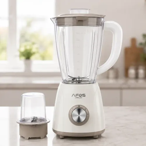 Blendy Blender 250 W Avec Bol En Verre 1,4 L & Moulin – 4 Lames En Inox
