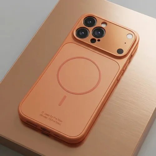 Coque De Protection En Silicone Pour Iphone 13 Pro Max – Orange