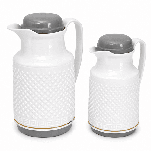 Set De 2 Bouteilles Isotherme Avec Poignées – Design Élégant 1l 0.5l