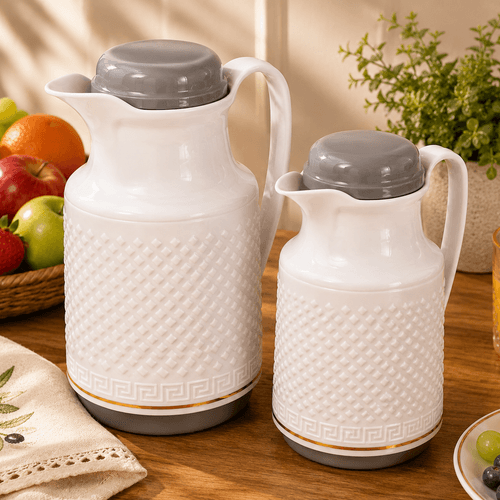 Set De 2 Bouteilles Isotherme Avec Poignées – Design Élégant 1l 0.5l