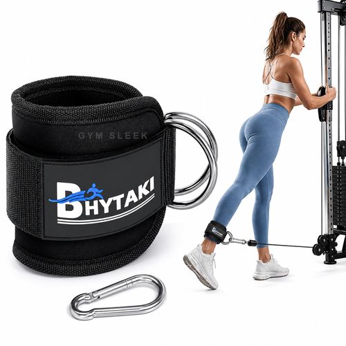 Sangle De Cheville Réglable Pour Musculation Avec Mousqueton Accessoires Fitness Pour Fessiers Jambes Et Hanches Kick Back Glutes