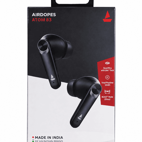 Airdopes Atom 83 Écouteurs Bluetooth Sans Fil