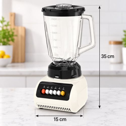 Bo-999 – Blender & Moulin 2-en-1, 1,5 L, 4 Vitesses –35cmx15