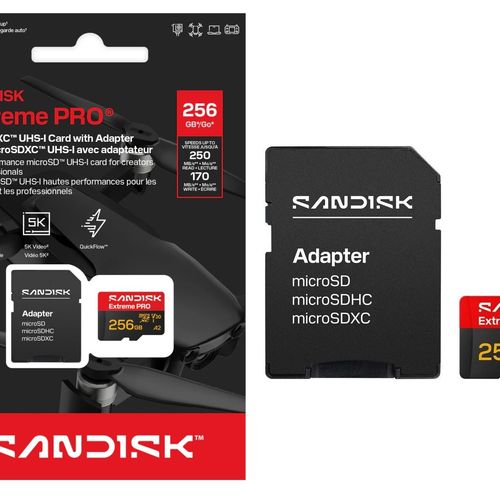 Nouvelle Carte Mémoire Micro sdxc Extrême Pro 256gb 