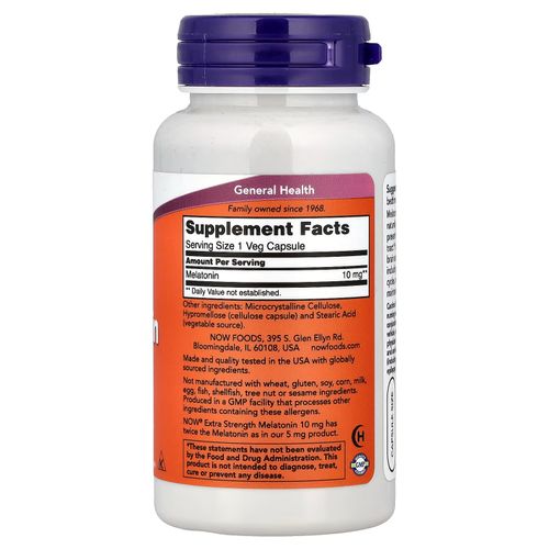 Mélatonine, 10 Mg,  Végétales
