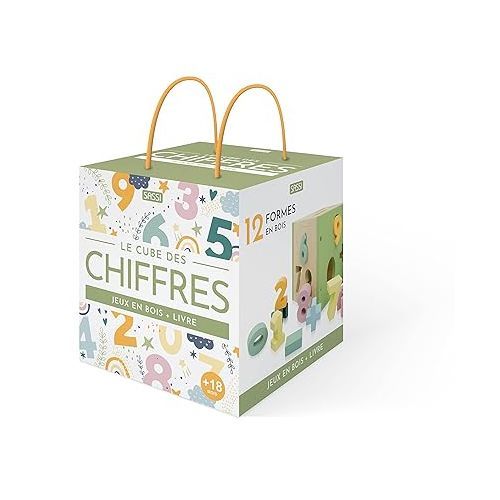 Le Cube Des Chiffres - Jeux En Bois + Livre