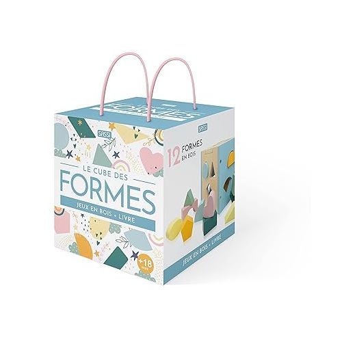 Le Cube Des Formes - Jeux En Bois + Livre