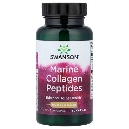 Peptides De Collagène Marin, 400 Mg, 60 Capsules